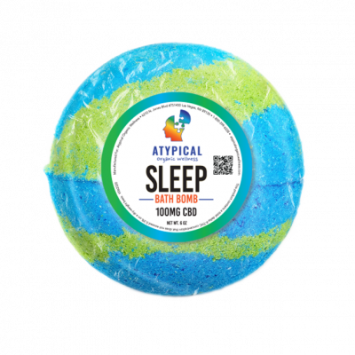 atypical 100mg cbd sleep bath bomb