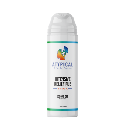 atypical 2000mg cbd intensive relief rub